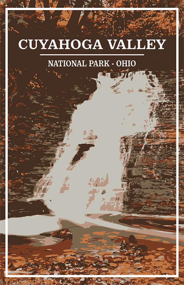 Cuyahoga Valley National Park Print | Vintage Style