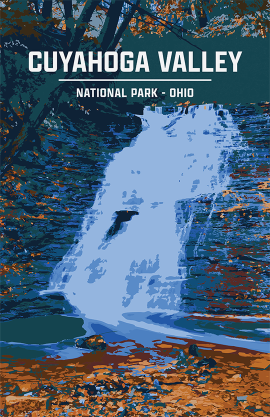 Cuyahoga Valley National Park Print | Vintage Style
