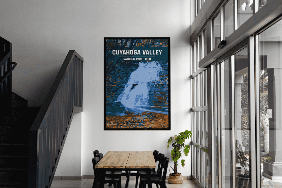 Cuyahoga Valley National Park Print | Vintage Style