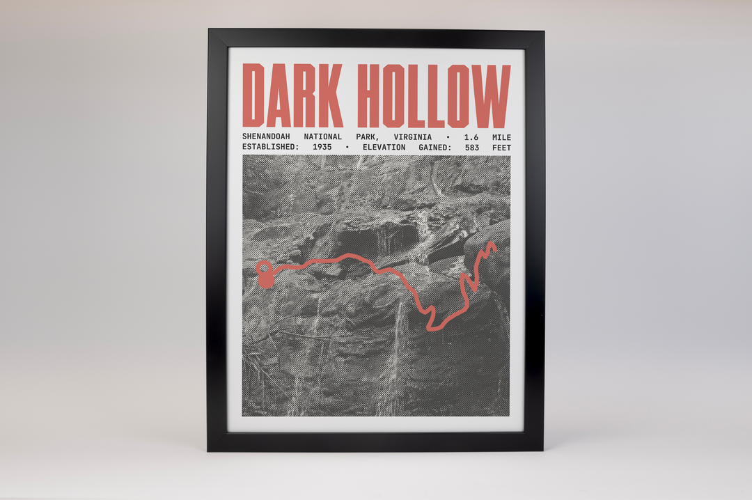 Dark Hollow Falls Trail Poster | Shenandoah National Park Prints