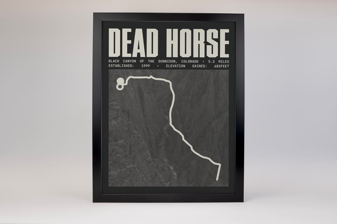 Dead Horse Trail Poster | Black Canyon of the Gunnison National Park Prints