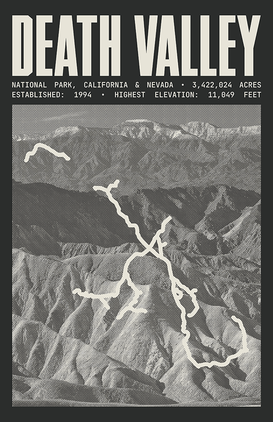 Death Valley National Park Poster