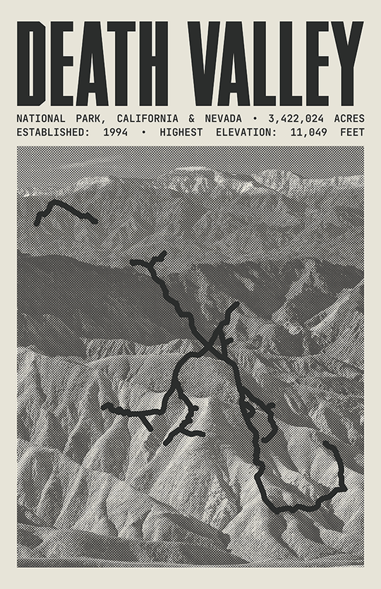 Death Valley National Park Poster