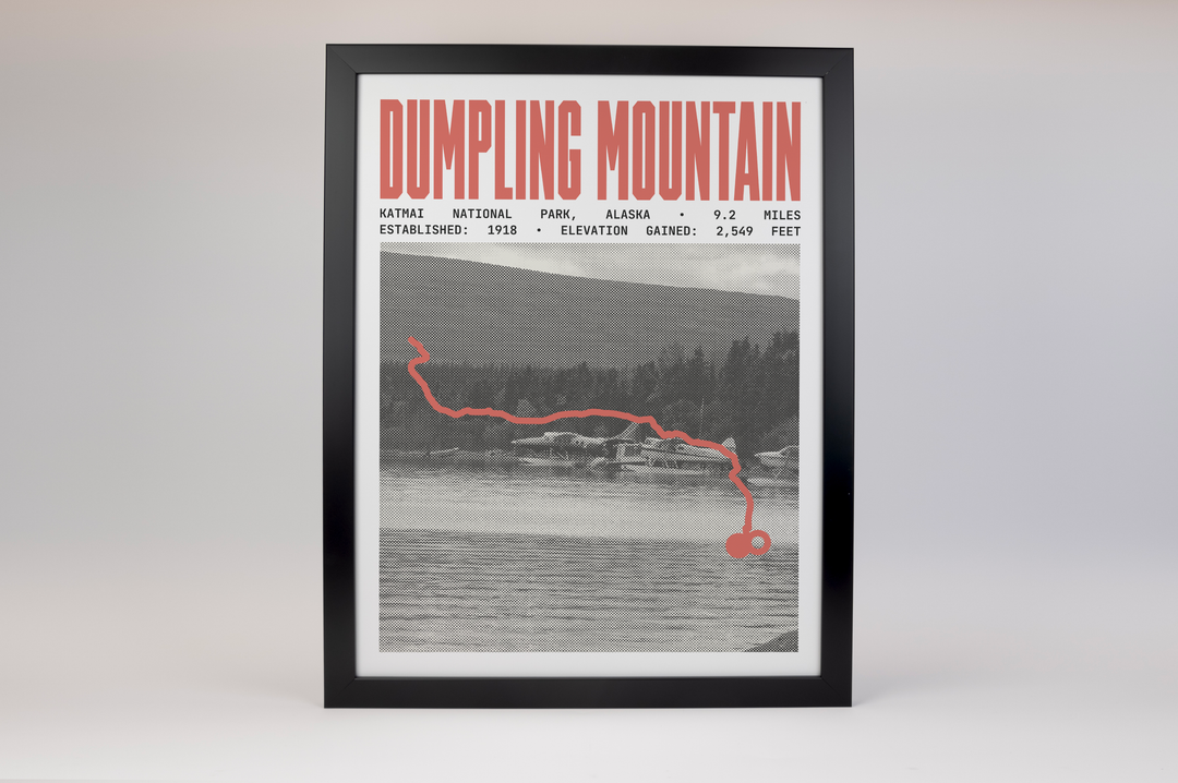 Dumpling Mountain Poster | Katmai National Park Prints