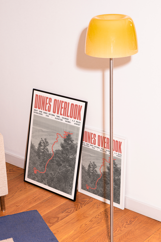 Dunes Overlook Trail Poster | Great Sand Dunes National Park Prints