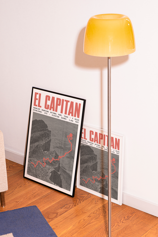 El Capitan Trail Poster | Guadalupe Mountains National Park Prints