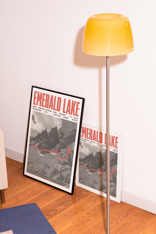 Emerald Lake Trail Poster | Rocky Mountain National Park Prints