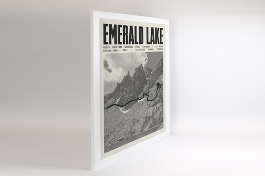 Emerald Lake Trail Poster | Rocky Mountain National Park Prints