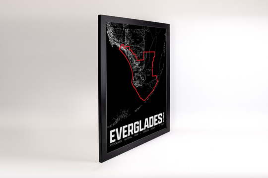 Everglades National Park – Perimeter Map Print