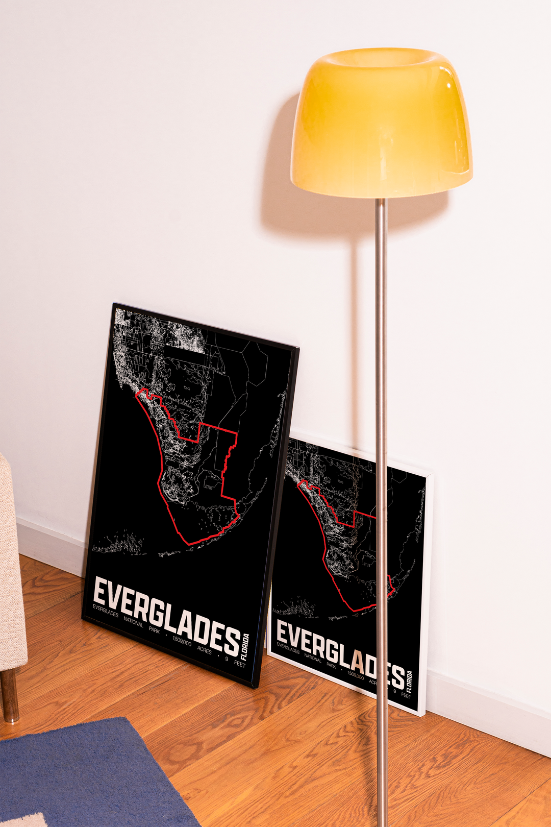 Everglades National Park – Perimeter Map Print