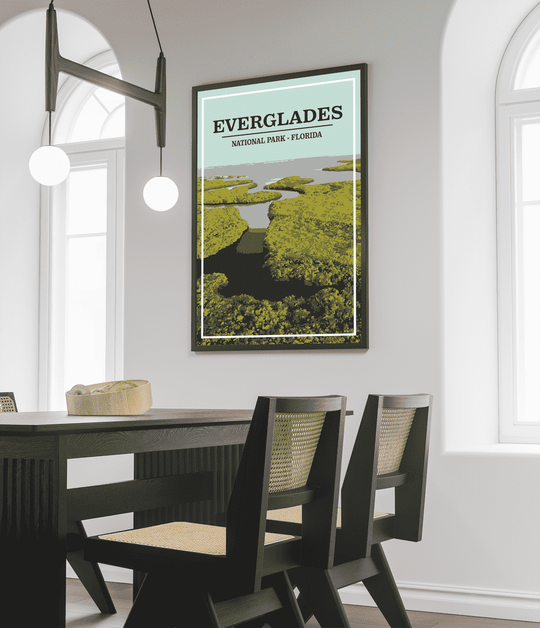 Everglades National Park Print | Vintage Style