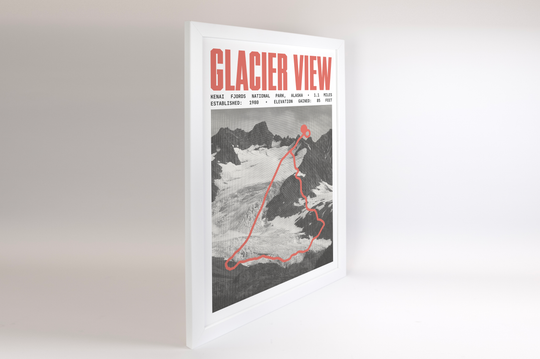Exit Glacier View Loop Poster | Kenai Fjords National Park Prints