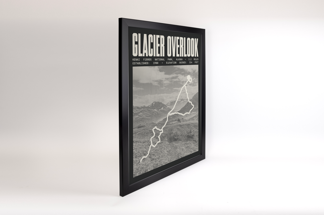 Exit Glacier View and Overlook Loop Poster | Kenai Fjords National Park Prints