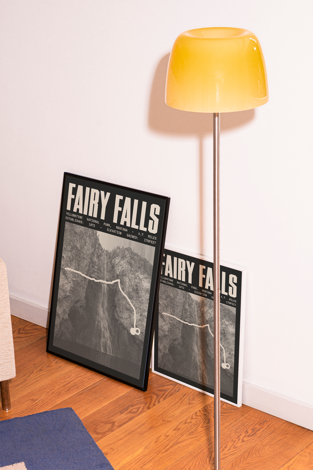 Fairy Falls Trail Poster | Yellowstone National Park Prints