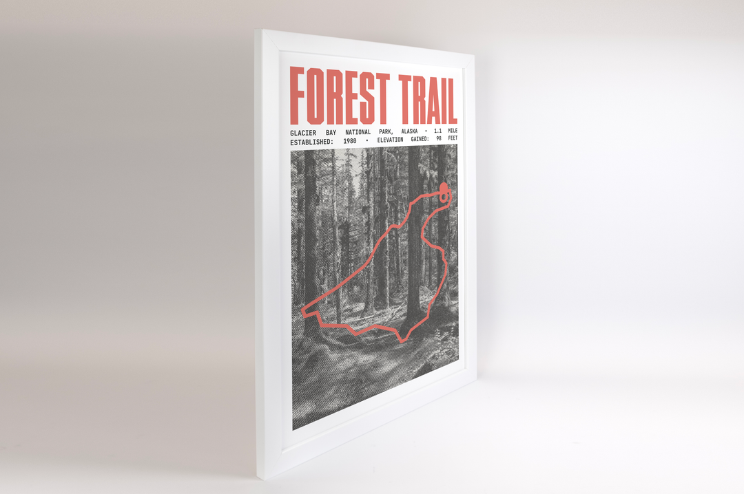 Forest Trail Poster | Glacier Bay National Park Prints