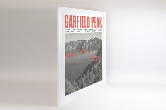 Garfield Peak Trail Poster | Crater Lake National Park Prints