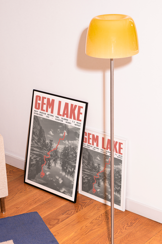 Gem Lake Trail Poster | Rocky Mountain National Park Prints