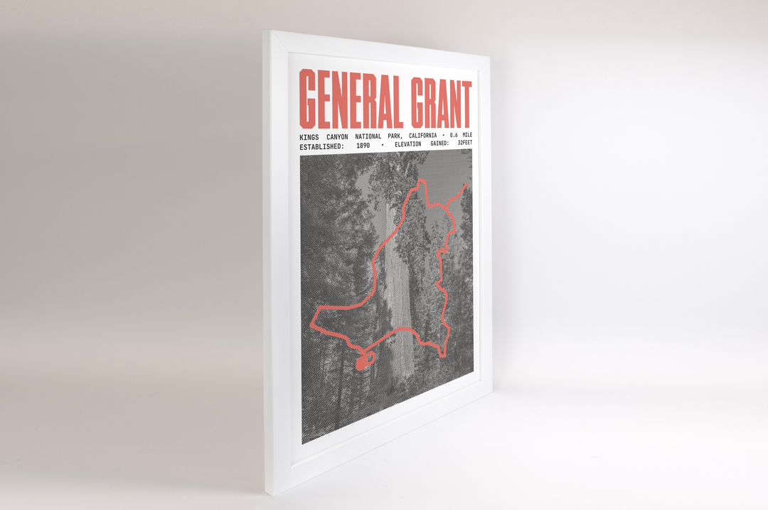 General Grant Trail Poster | Kings Canyon National Prints