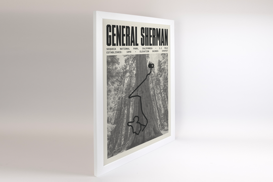 General Sherman Tree Trail Poster | Sequoia National Park Prints
