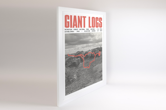 Giant Logs Trail Poster | Petrified Forest National Park Prints