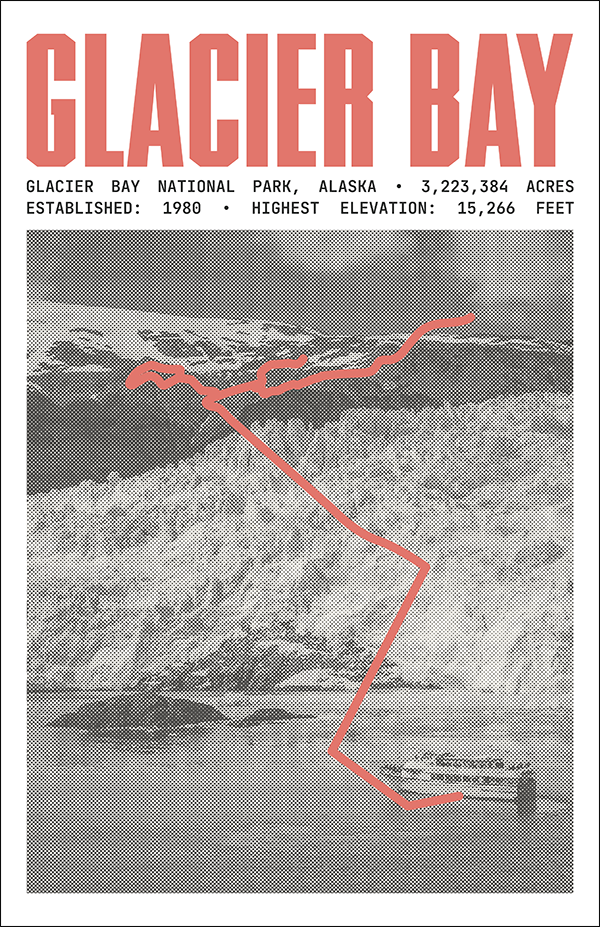 Glacier Bay National Park Poster