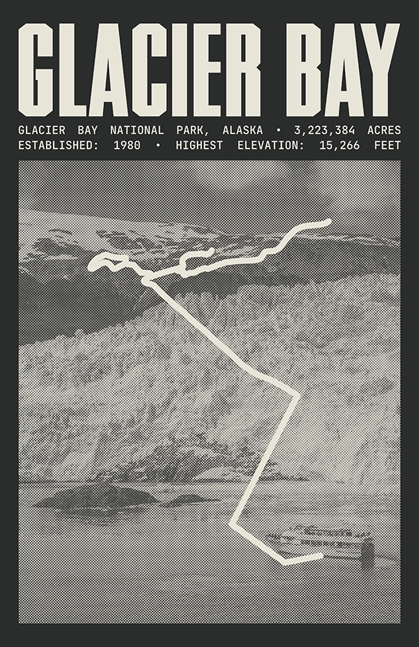 Glacier Bay National Park Poster