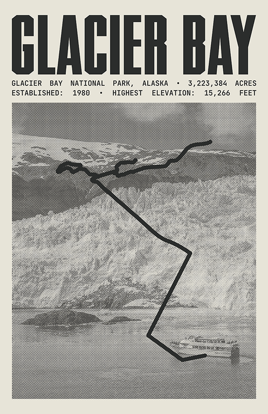 Glacier Bay National Park Poster