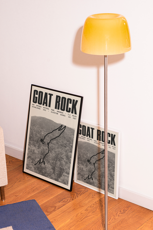 Goat Rock Trail Poster | Hot Springs National Park Prints