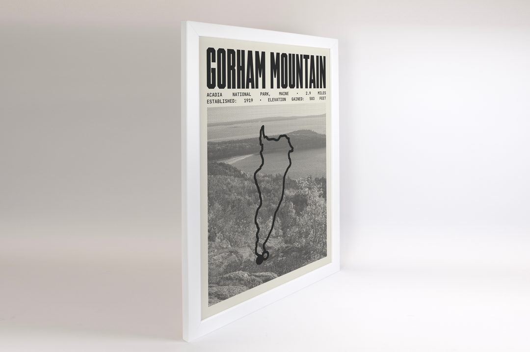 Gorham Mountain Loop Poster | Acadia National Park Prints