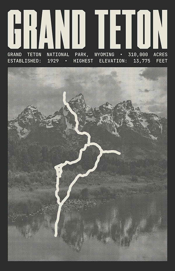 Grand Teton National Park Poster