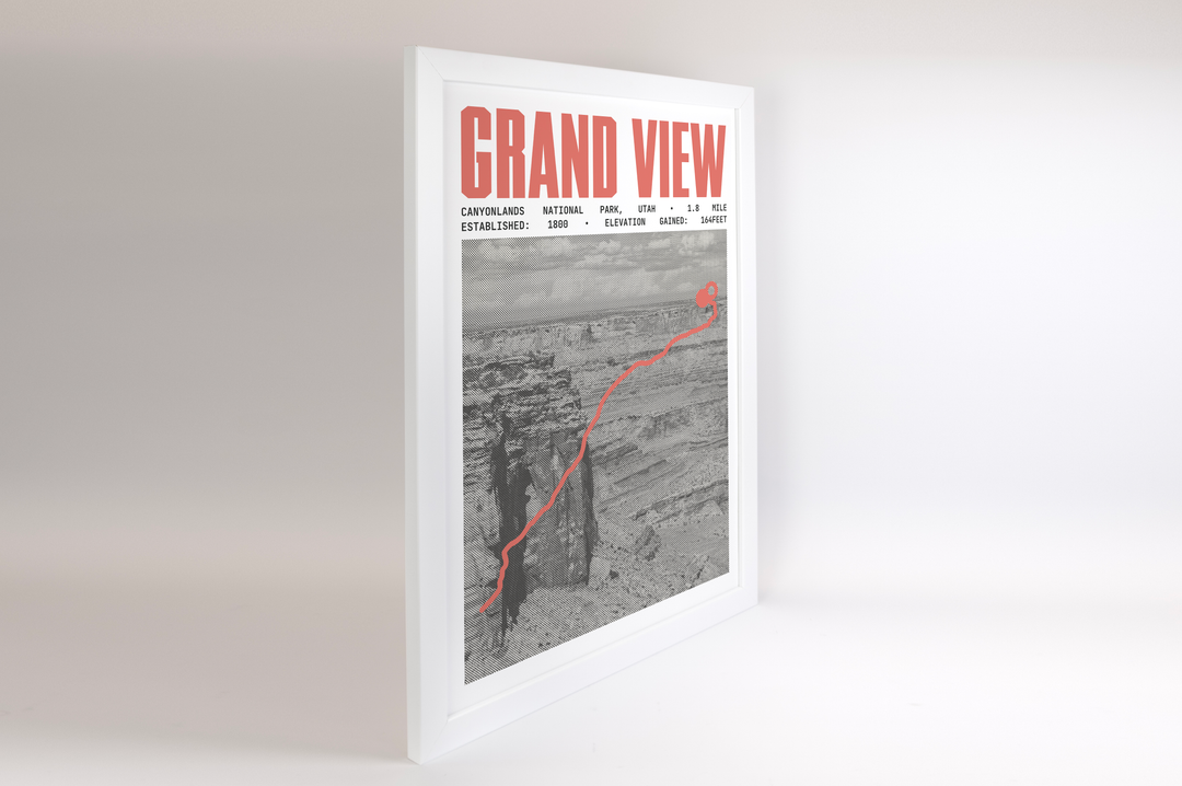 Grand View Point Trail Poster | Canyonlands National Park Prints