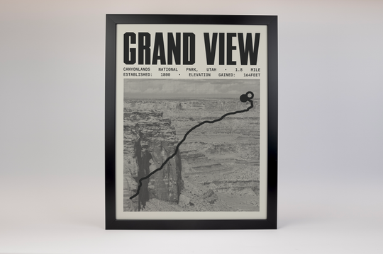 Grand View Point Trail Poster | Canyonlands National Park Prints