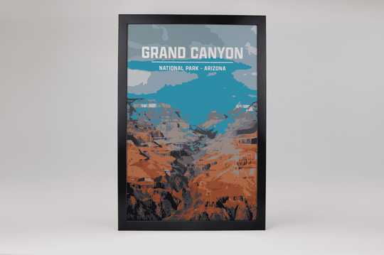Grand Canyon National Park Print | Vintage Style