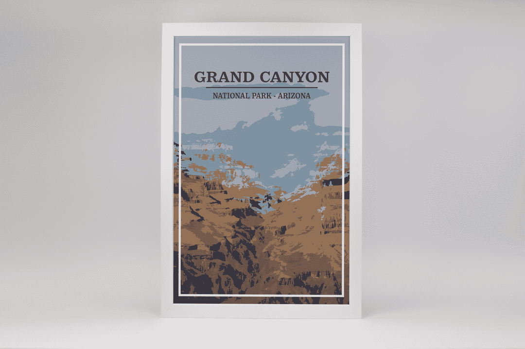 Grand Canyon National Park Print | Vintage Style