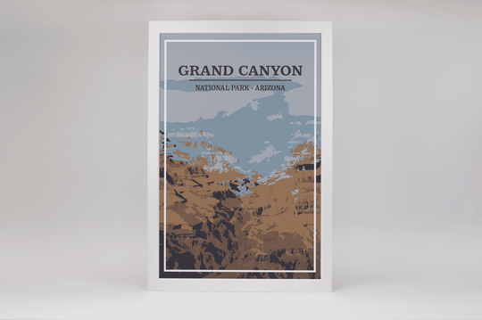 Grand Canyon National Park Print | Vintage Style