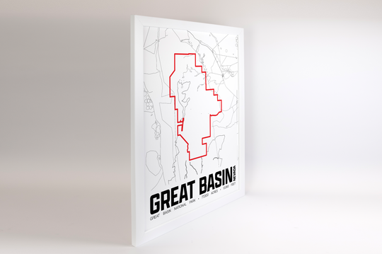 Great Basin National Park – Perimeter Map Print