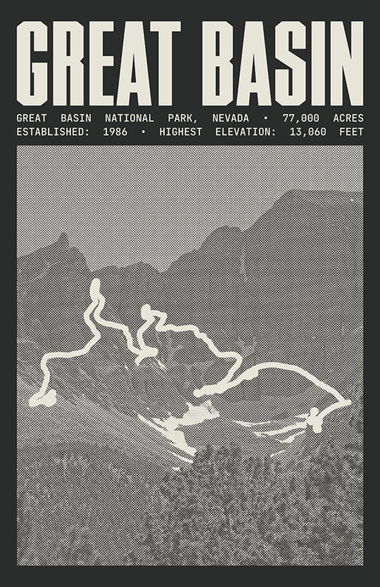 Great Basin National Park Poster