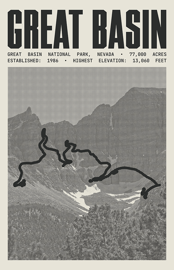 Great Basin National Park Poster