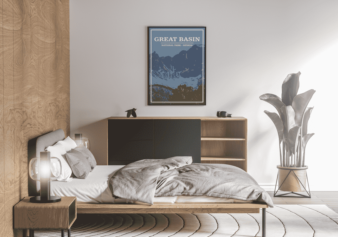 Great Basin National Park Print | Vintage Style