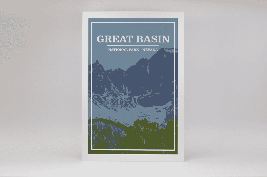 Great Basin National Park Print | Vintage Style