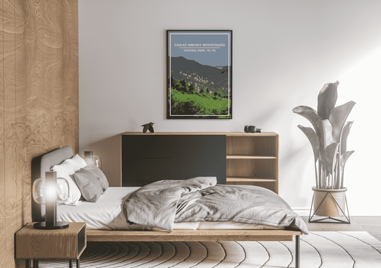 Great Smoky Mountains National Park Print | Vintage Style