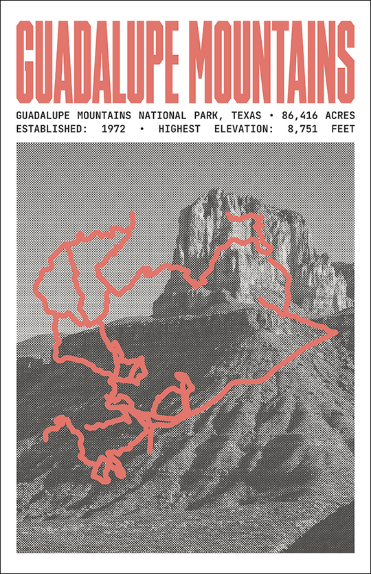 Guadalupe Mountains National Park Poster