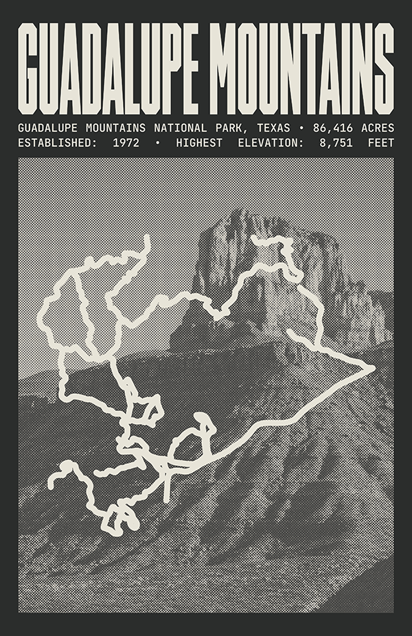 Guadalupe Mountains National Park Poster