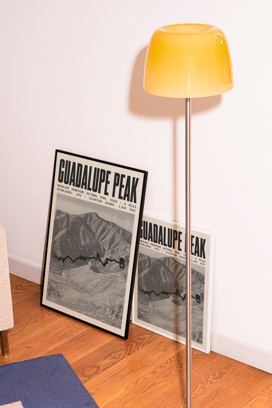 Guadalupe Peak Trail Poster | Guadalupe Mountains National Park Prints