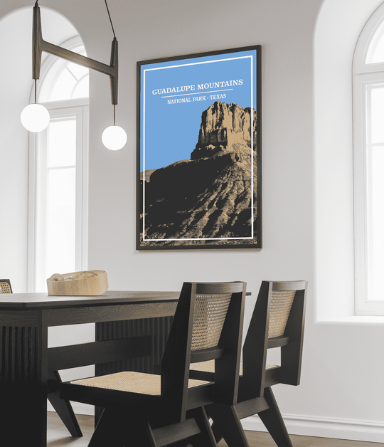 Guadalupe Mountains National Park Print | Vintage Style