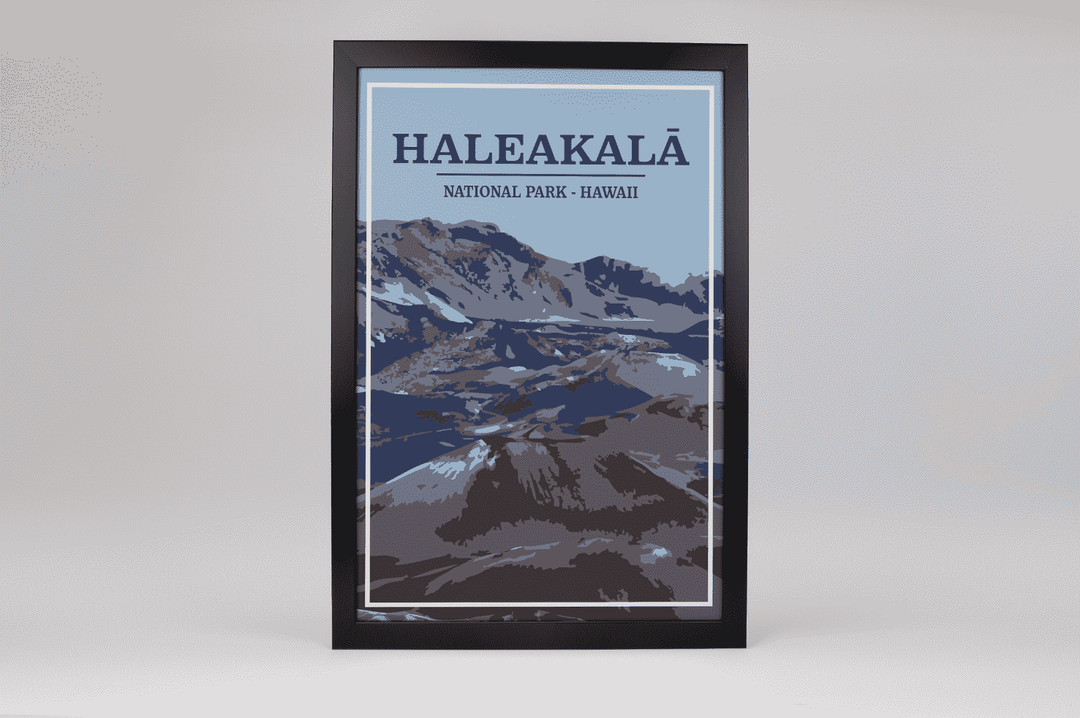 Haleakalā National Park Print | Vintage Style