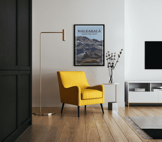 Haleakalā National Park Print | Vintage Style