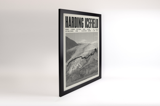 Harding Icefield Trail Poster | Kenai Fjords National Park Prints