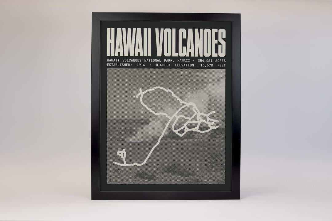 Hawaii Volcanoes National Park Poster