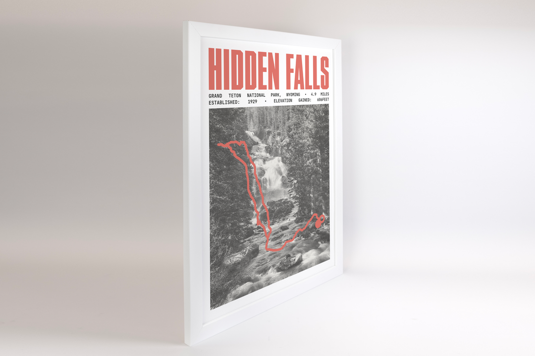 Hidden Falls Poster | Grand Teton National Prints